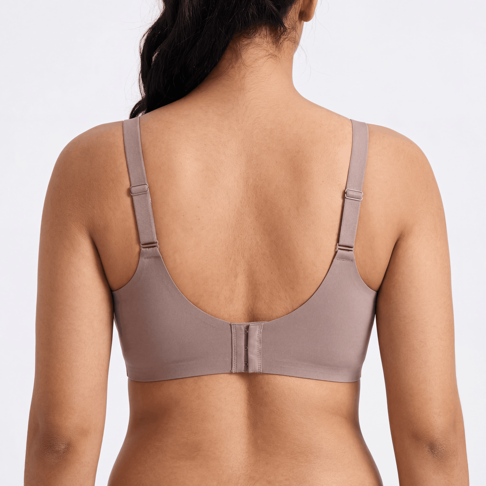 V-Neck Mesh Detail Bra