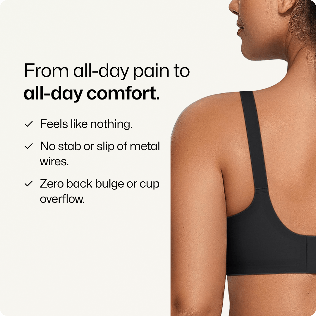 Wireless Front-Adjustable JellyWire™ Push Up Bra